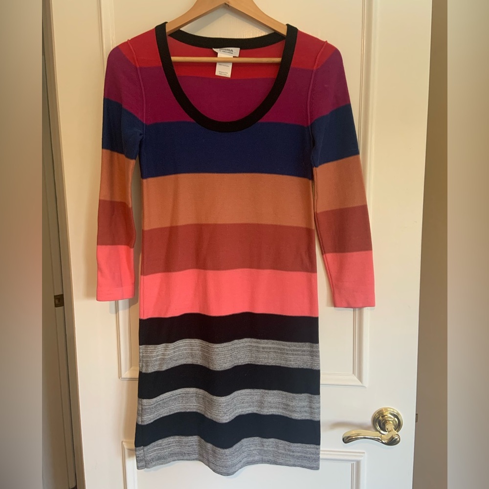 SONIA RYKIEL Striped Sweater Dress